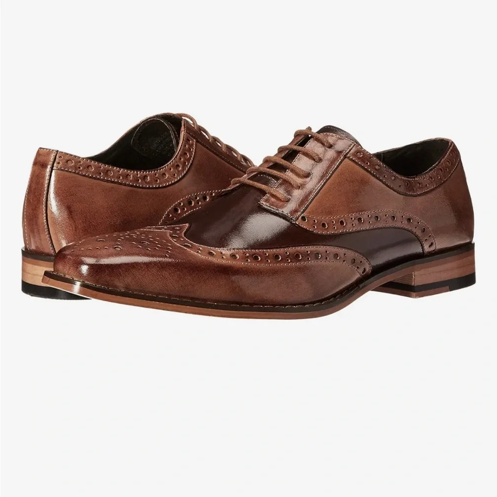 STACY ADAMS Men's Tinsley Wingtip Oxford Size 12